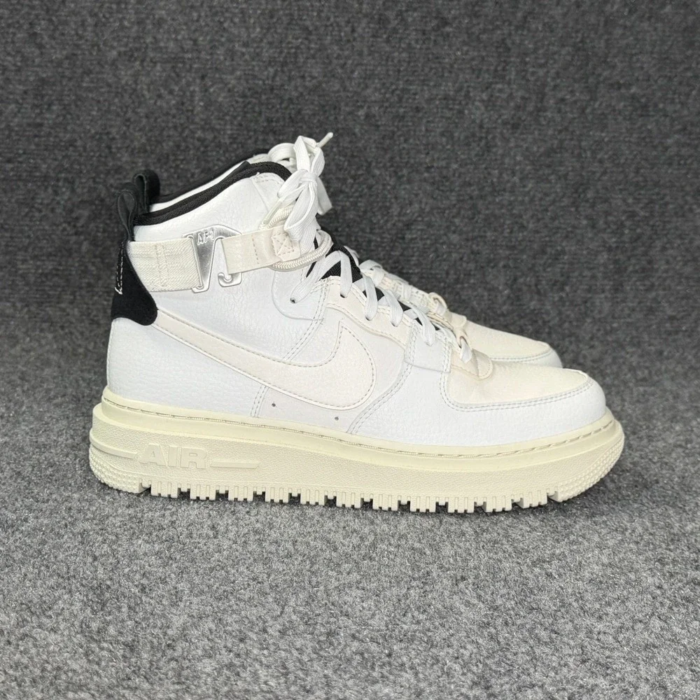 Nike Air Force 1 High Utility 2.0 Shoes Women 9 Summit White Black Retro Leather